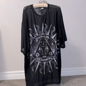 Mesh Oversized T-Shirt